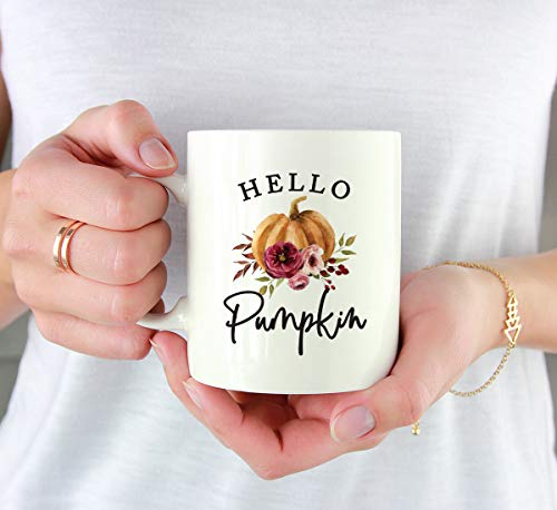 Fall Burgundy Marsala 11oz. Ceramic Coffee Tea Mug