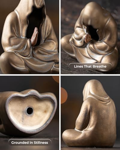 Ceramic Zen Figurine Faceless Tea Pet