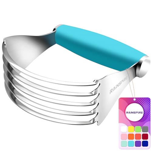 Large Pastry Cutter For Baking Durable Pastry Blender Dough Cutter Blue