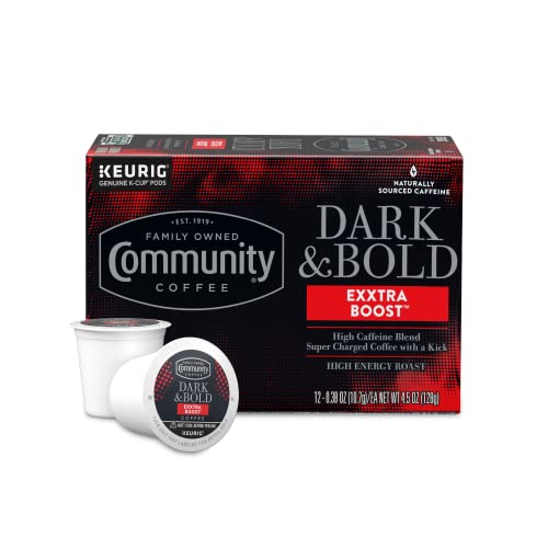 Dark & Bold Exxtra Boost 12 Count Coffee Pods