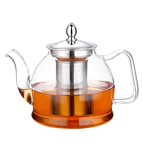 1000ml Glass Teapot with Removable Infuser