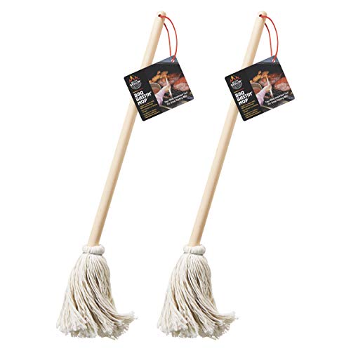 Better Grillin BBQ Bastin Mop Basting Barbecue Brush (2 Count)