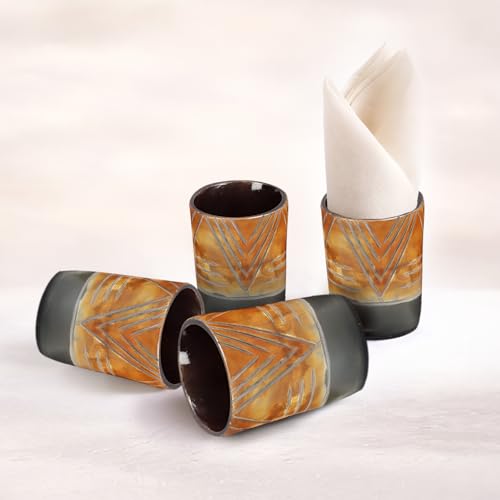Viking Horn Shot Glasses Set of 8 (8 Count)