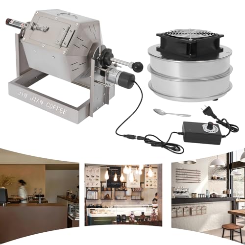 Coffee Bean Roaster with Coffee Bean Cooler