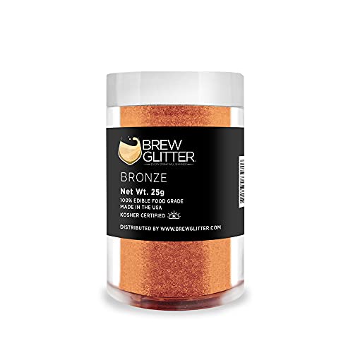 Bronze BREW GLITTER Edible Glitter For Drinks
