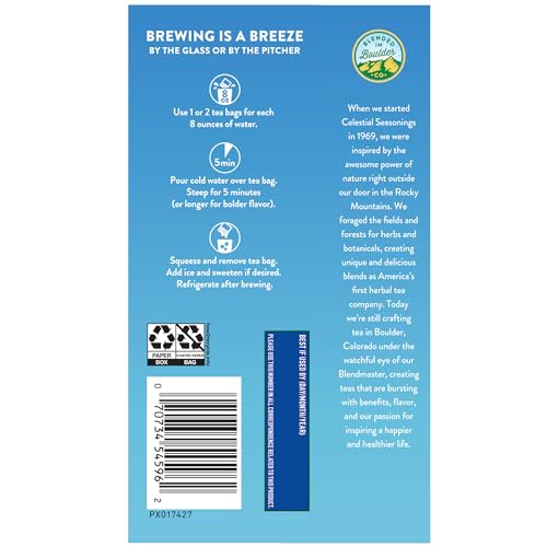 Cold Brew Unsweetened Black Tea Iced 18 tea bags (18 Count)
