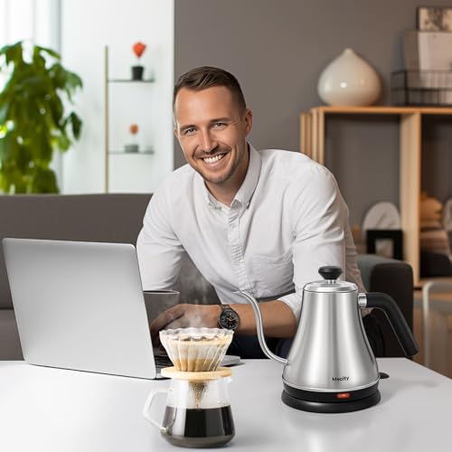 Electric Kettle Gooseneck Water Kettle Stainless Steel Tea Kettle Water Boiler Fast Heating
