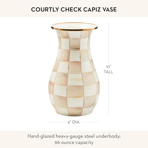 Enamel Tall Vase