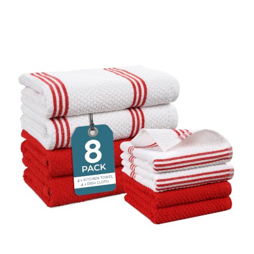 Kitchen Towel Set 8 Pc (8 Count)