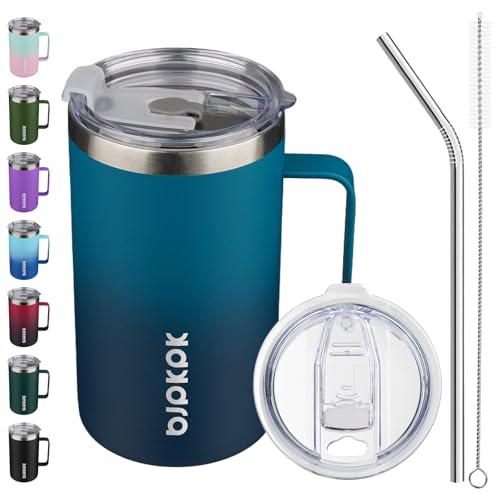25oz Insulated Coffee Mug with Handle
