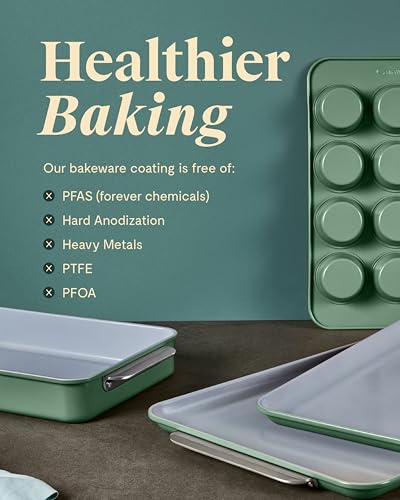 5-Piece Non-Stick Ceramic Bakeware Set (5 Count)