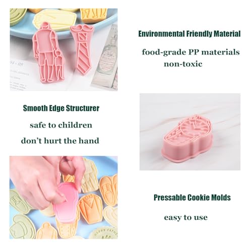 Father‘s Day Cookie Cutters (8 Count)