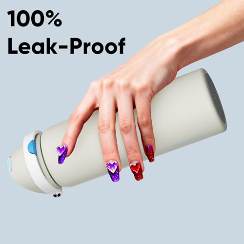 Insulated Water Bottle with Straw