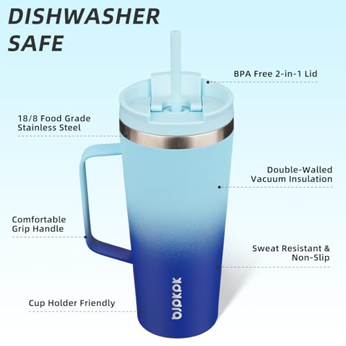 22oz Insulated Tumbler with Handle