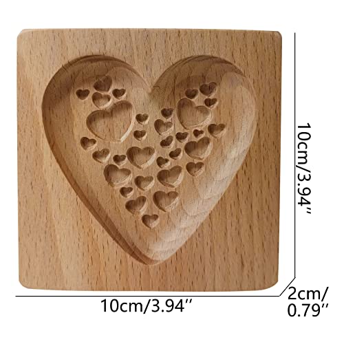 Wooden Cookie Biscuit Mold