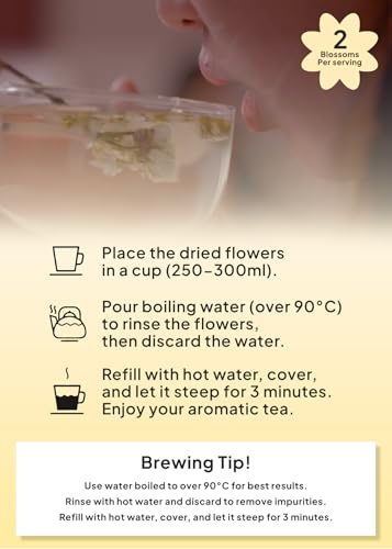 Korean Food KKOKDAM Marigold Flower Tea