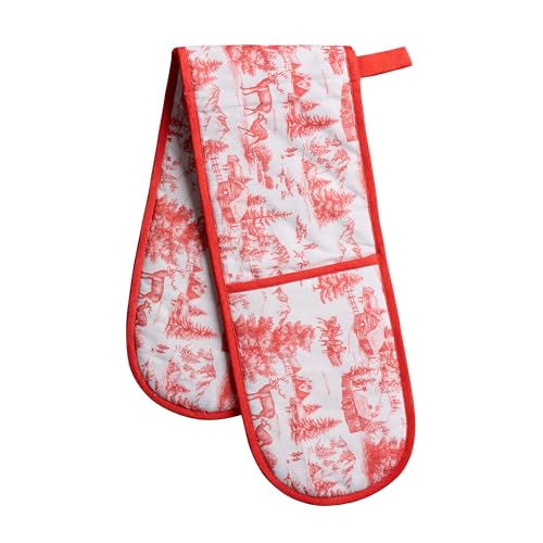 Double Oven Mitts 100% Cotton Double Oven Glove