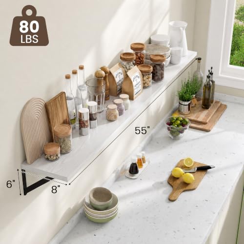 Wall Mounted Floating Shelves Set of 2 (2 Count)