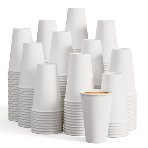 210 Pack 16 oz Disposable Paper Coffee Cup (210 Count)