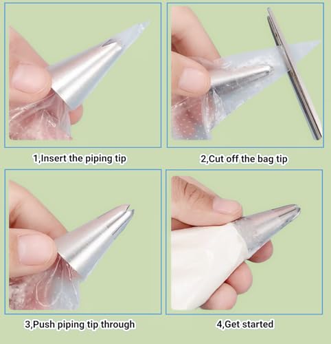 Extra Large Piping Bags 21 Inch (100 Count)