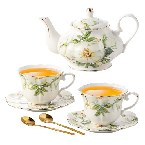 Country Roses Porcelain Tea Set