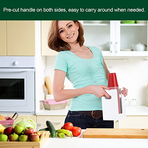 Disposable Coffee Cup Dispenser with Handles