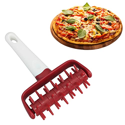 Pizza Dough Docker Roller Plastic Pizza Pin Puncher Dough Hole Maker Docking Tool Pizza Making Accessories for Cookie Pie Pastry Bread