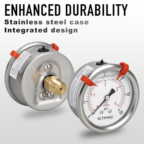 0 to 60 Psi Pressure Gauge