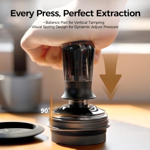 51mm Semi Transparent Espresso Coffee Tamper