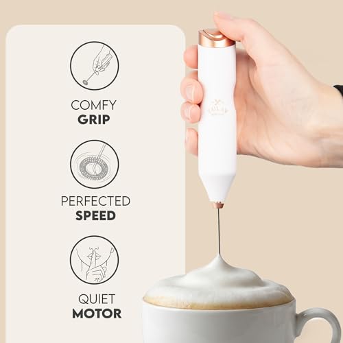 Powerful Frother Wand AA Batteries Included