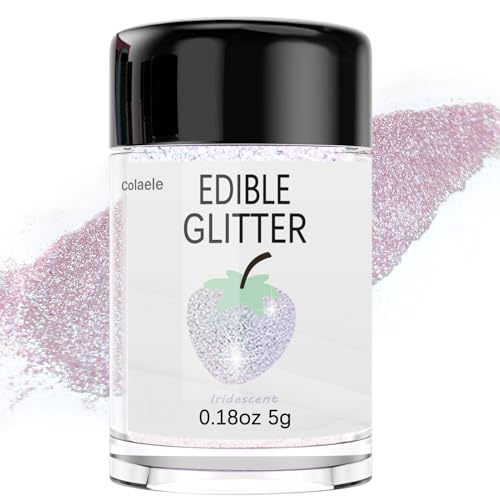 Iridescent Edible Glitter for Drinks