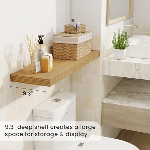 9.3Inch Deep Floating Shelves for Wall (2 Count)