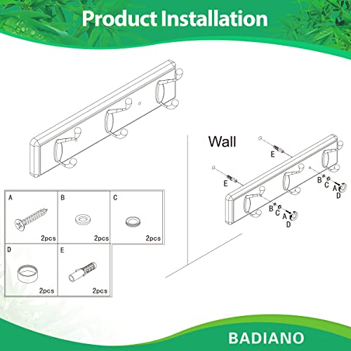 Heavy Duty Wooden Coat Rack