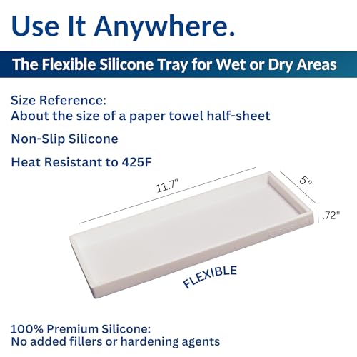 Silicone Countertop & Vanity Tray