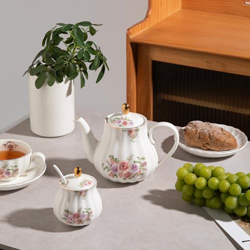 Sweejar 28FLOZ Royal Teapot with Infuser