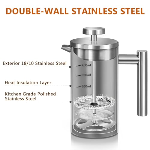 French Press Coffee Maker 34oz