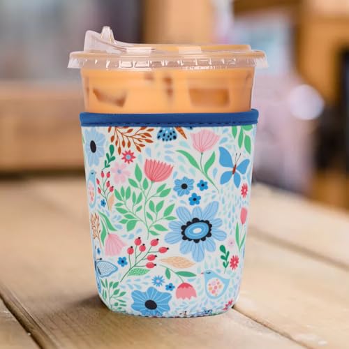 Reusable 3 Pack Iced Coffee Cup Sleeve (3 Count)