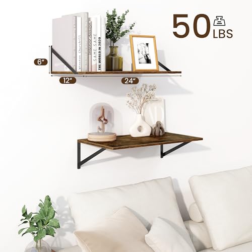 Floating Shelves for Wall (2 Count)