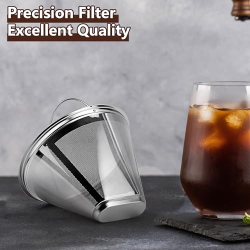 Permanent Stainless Coffee Filter for Braun PureFlavor Coffee Maker 14 Cup