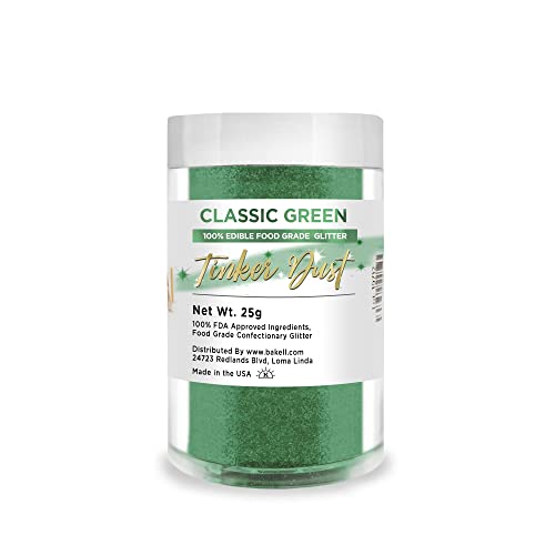 Classic Green Edible Glitter