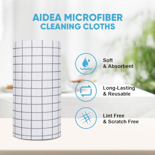 Microfiber Cleaning Cloth Roll (50 Count)