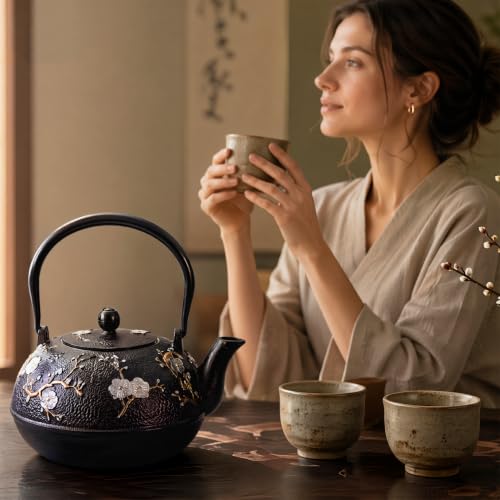 60.9oz Large Cast Iron Teapot