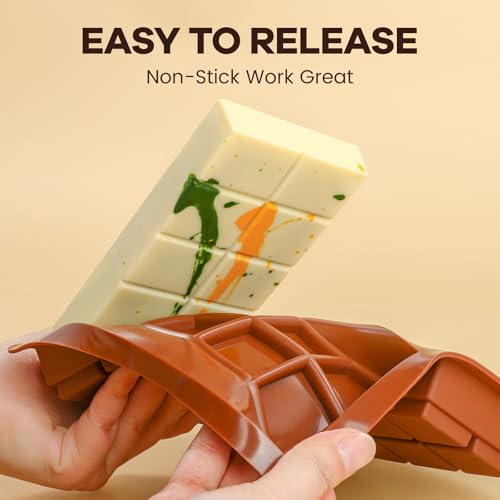 Dubai Chocolate Molds 1 Inch Deep (2 Count)