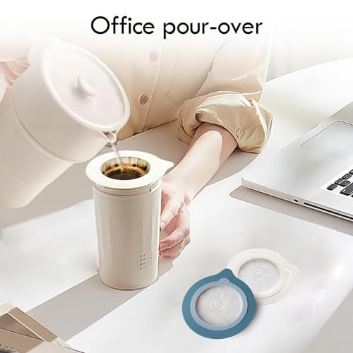 Portable Pour Over Coffee Dripper Reusable Coffee Filter Pour Over Coffee Maker for Camping Coffee (50 Count)
