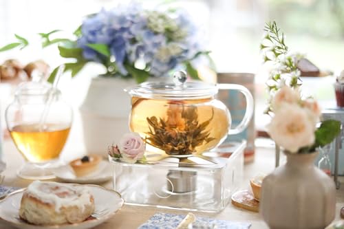 Kyoto 2-in-1 Tea Kettle and Tea Maker – Glass Teapot with Removable Loose Tea Infuser – Tea Connoisseur's Choice
