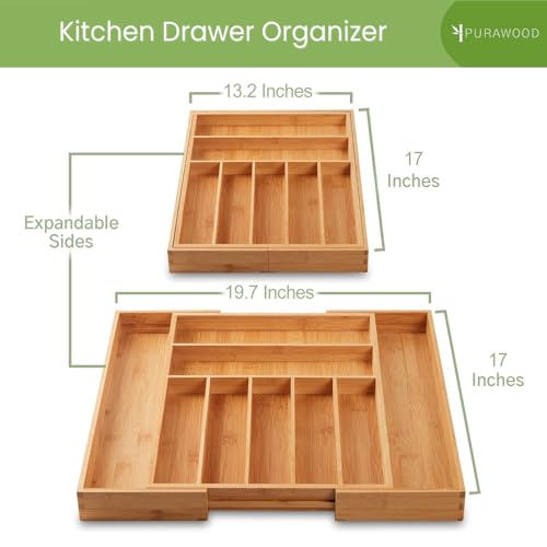Bamboo Drawer Organizer