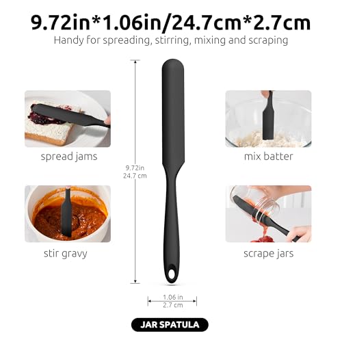 Skinny Silicone Jar Spatula Scraper