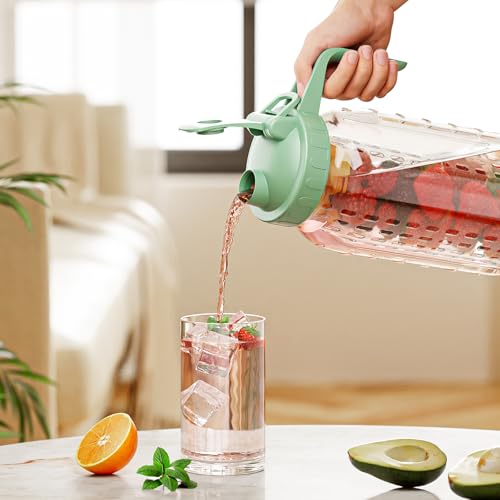 Glass Mason Jar Pitcher