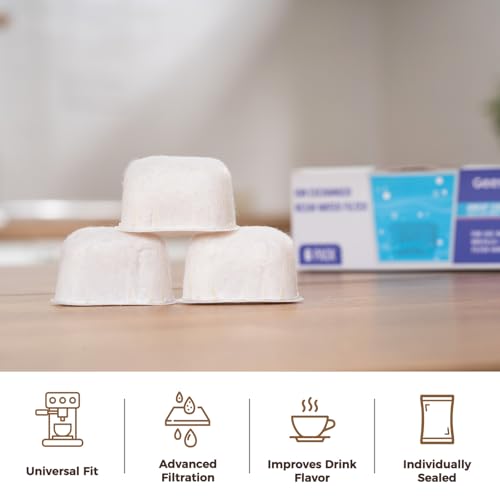 6 Pack Resin Water Filters for Breville BWF100 (6 Count)