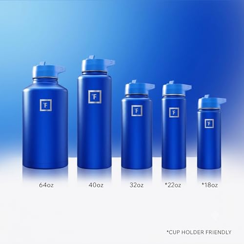 64 oz Wide Mouth Water Bottle with Straw